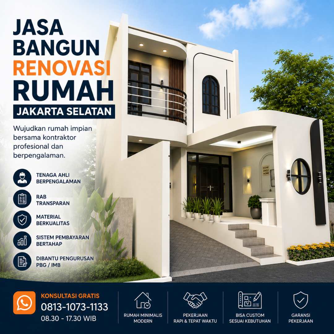 jasa bangun renovasi rumah jakarta selatan