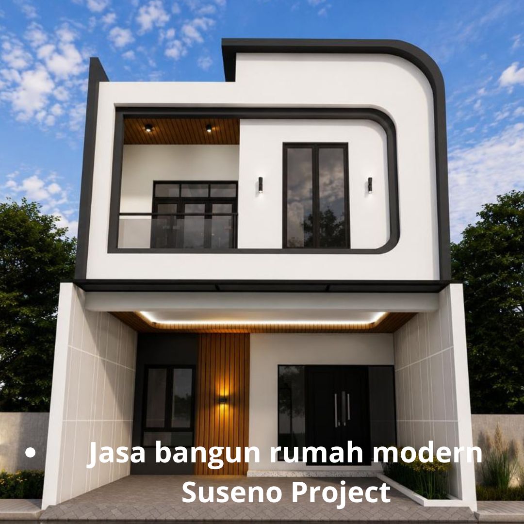 Jasa bangun rumah modern Suseno Project