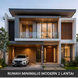 Desain Rumah Minimalis Modern 2 Lantai