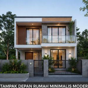 Inspirasi Tampak Depan Rumah Minimalis Modern